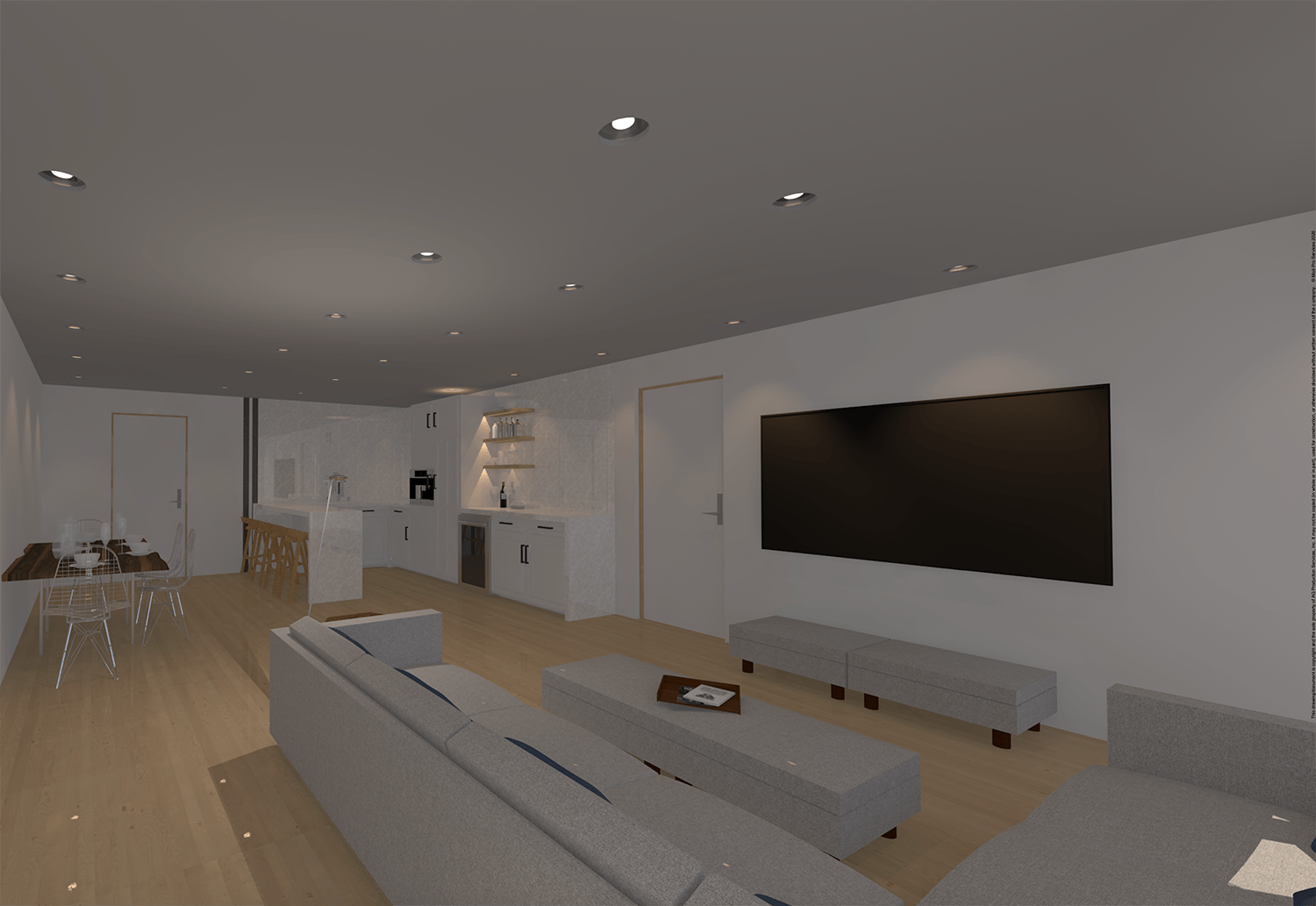 LuxeMod Suite Living Room